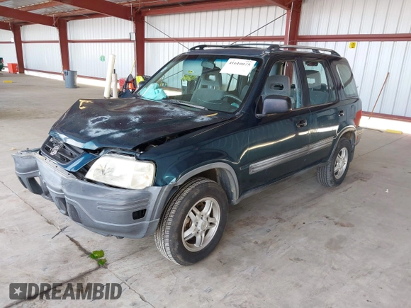 1997 Honda CR-V with VIN JHLRD1857VC046080, listed as a IAAI auction lot 41616075 with 212,707 mi miles. Bid and sale history available at carsss.com. Image 2.
