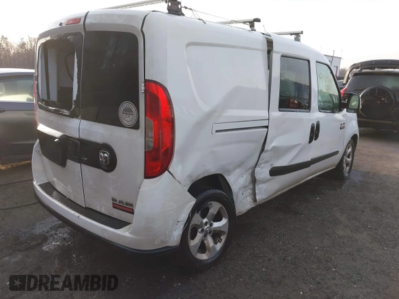 2018 Ram ProMaster City Cargo Van Tradesman SLT with VIN ZFBERFBB7J6H77745, listed as a IAAI auction lot 40864789 with 179,657 mi miles. Bid and sale history available at carsss.com. Image 4.