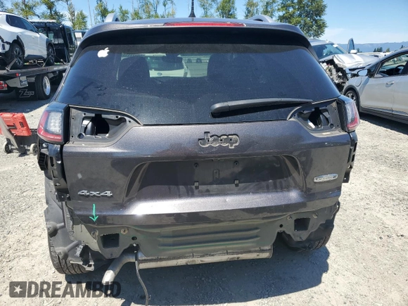 2021 Jeep Cherokee Latitude Plus z VIN 1C4PJMLB2MD223042, wystawiony jako Copart lot #64071115 z przebiegiem 48 698 mil mil oraz Szkoda całkowita • Salvage title. Historia ofert i sprzedaży dostępna na DreamBid. Obrazek 6.