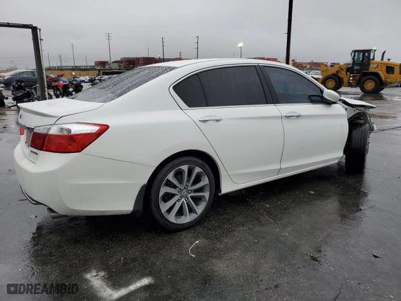 2015 Honda Accord Sedan Sport with VIN 1HGCR2F53FA189300, listed as a Copart auction lot 45384485 with 199,309 mi miles and Salvage Title. Bid and sale history available at carsss.com. Image 3.