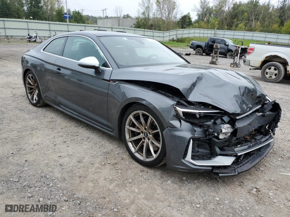 2018 Audi RS 5 Coupe with VIN WUAPWAF54JA903983, listed as a Copart auction lot 72992394 with 20,561 mi miles and Salvage Title. Bid and sale history available at carsss.com. Image 4.