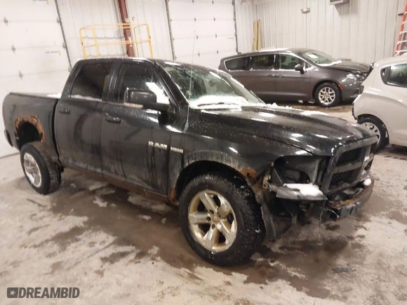 2010 Dodge Ram 1500 SLT with VIN 1D7RV1CT5AS141209, listed as a IAAI auction lot 41548723 with 154,767 mi miles. Bid and sale history available at carsss.com. Image 1.