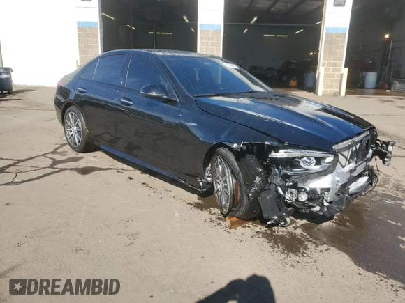 2024 Mercedes-Benz C 43 AMG with VIN W1KAF8HB9RR220405, listed as a Copart auction lot 45604455 with 3,874 mi miles and Salvage title. Bid and sale history available at DreamBid. Image 4.