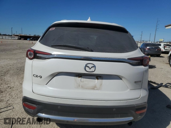 2021 Mazda CX-9 Grand Touring with VIN JM3TCADYXM0507401, listed as a Copart auction lot 89394535 with 69,506 mi miles and Salvage title. Bid and sale history available at DreamBid. Image 6.