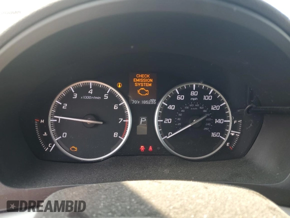 2016 Acura ILX Premium with VIN 19UDE2F74GA013889, listed as a Copart auction lot 59130225 with 185,235 mi miles and Salvage title. Bid and sale history available at DreamBid. Image 9.