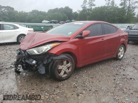2013 Hyundai Elantra GLS with VIN KMHDH4AE2DU747914, listed as a Copart auction lot 59400225 with 131,302 mi miles and Clean title. Bid and sale history available at DreamBid. Image 1.