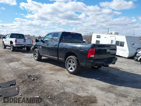 2017 Ram 1500 Express with VIN 1C6RR7FTXHS689639, listed as a IAAI auction lot 41687001 with 152,776 mi miles. Bid and sale history available at carsss.com. Image 3.
