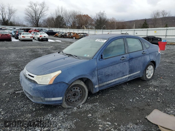 2008 Ford Focus S with VIN 1FAHP34N68W269530, listed as a Copart auction lot 83784324 with 195,123 mi miles and Salvage Title. Bid and sale history available at carsss.com. Image 1.