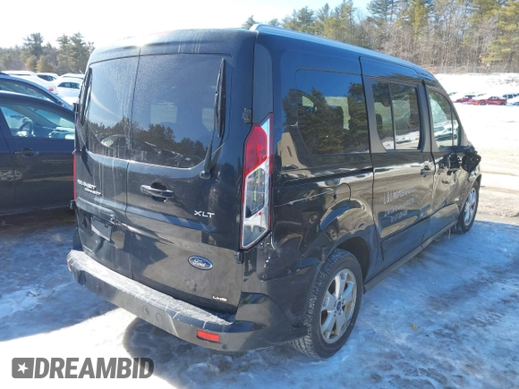 2017 Ford Transit Connect XLT z VIN NM0GS9F72H1318416, wystawiony jako IAAI lot #41611172 z przebiegiem 109 636 mil mil oraz . Historia ofert i sprzedaży dostępna na DreamBid. Obrazek 4.