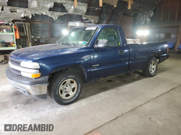2002 Chevrolet Silverado 1500 with VIN 1GCEC14V52Z274608, listed as a Copart auction lot 54760075 with 74,916 mi miles and Clean Title. Bid and sale history available at carsss.com. Image 1.