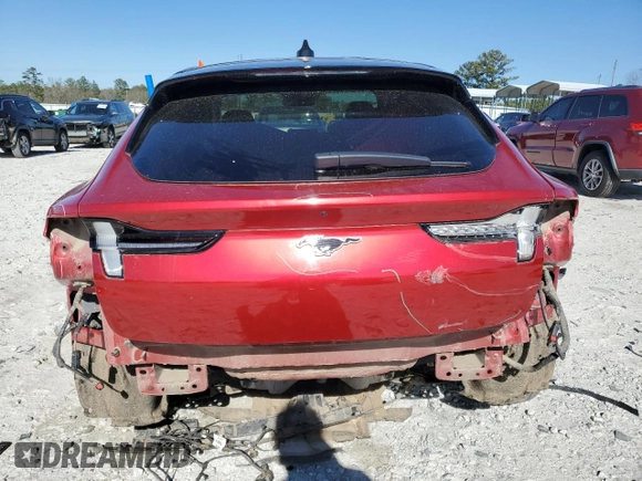 2022 Ford Mustang Mach-E Premium with VIN 3FMTK3R79NMA29148, listed as a Copart auction lot 50114695 with 37,903 mi miles and Salvage Title. Bid and sale history available at DreamBid. Image 6.