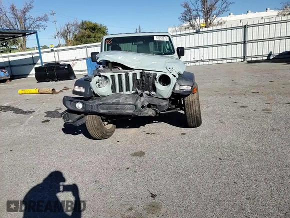 2023 Jeep Wrangler Sport S with VIN 1C4HJXDG5PW623797, listed as a Copart auction lot 50258875 with 16,518 mi miles and Salvage Title. Bid and sale history available at DreamBid. Image 11.