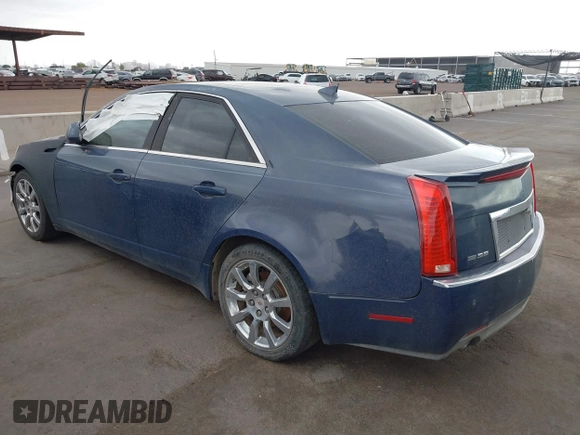 2009 Cadillac CTS RWD w/1SB with VIN 1G6DV57V690111847, listed as a IAAI auction lot 42189418 with 144,790 mi miles. Bid and sale history available at carsss.com. Image 3.