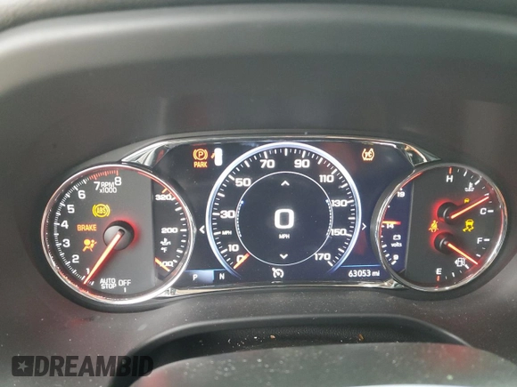 2020 GMC Acadia Denali with VIN 1GKKNPLS6LZ142597, listed as a Copart auction lot 50744275 with 63,053 mi miles and Salvage title. Bid and sale history available at DreamBid. Image 9.
