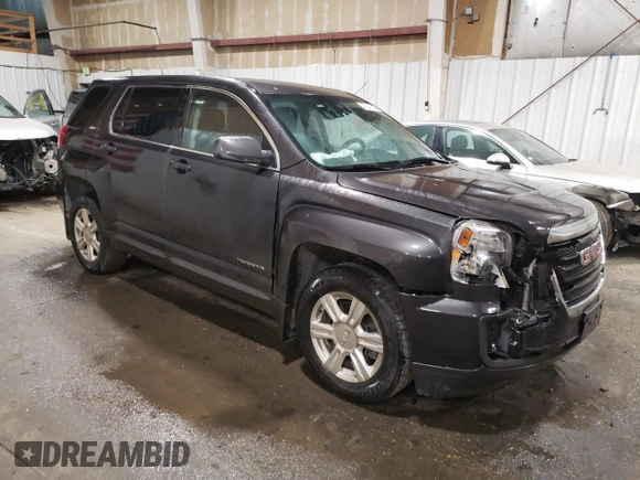 2016 GMC Terrain SLE with VIN 2GKFLSEK9G6121557, listed as a Copart auction lot 46343535 with 83,451 mi miles and Salvage Title. Bid and sale history available at carsss.com. Image 4.