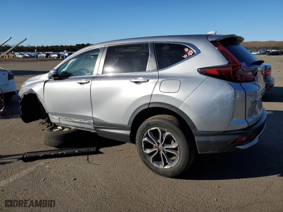 2021 Honda CR-V EX with VIN 7FARW1H58ME005485, listed as a Copart auction lot 88624315 with 23,756 mi miles and Non Repairable. Bid and sale history available at carsss.com. Image 2.