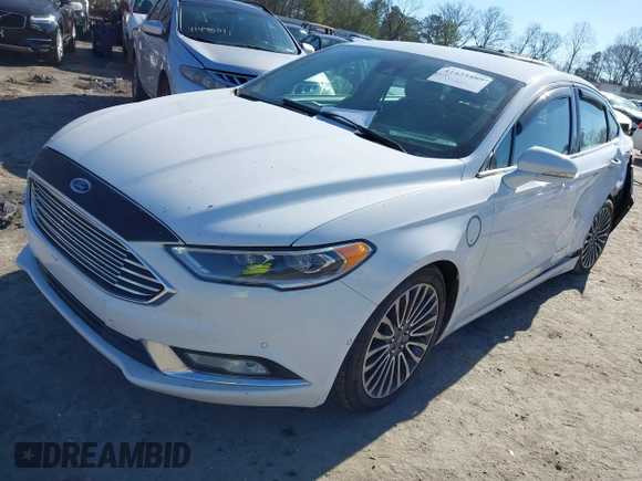 2017 Ford Fusion Titanium with VIN 3FA6P0SU3HR152006, listed as a IAAI auction lot 41423485 with 183,547 mi miles and . Bid and sale history available at carsss.com. Image 18.