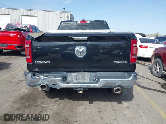 2019 Ram 1500 Laramie with VIN 1C6SRFDTXKN545769, listed as a IAAI auction lot 41969816 with 98,230 mi miles. Bid and sale history available at carsss.com. Image 15.