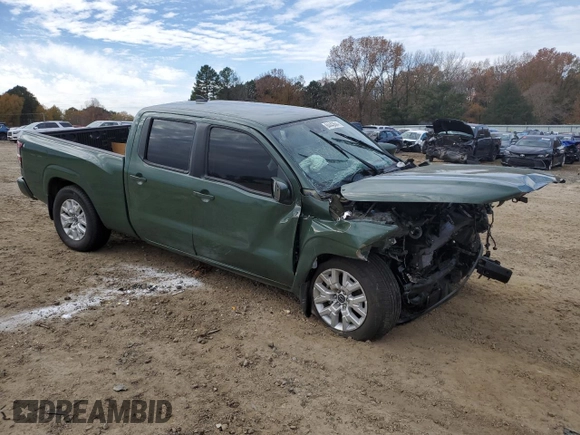 2024 Nissan Frontier SV z VIN 1N6ED1FJXRN610128, wystawiony jako Copart lot #84443644 z przebiegiem Nie podano mil oraz Szkoda całkowita • Salvage title. Historia ofert i sprzedaży dostępna na DreamBid. Obrazek 4.
