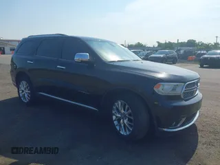 2014 Dodge Durango Citadel with VIN 1C4RDJEG0EC537335, listed as a IAAI auction lot 42660446 with 176,791 mi miles and . Bid and sale history available at DreamBid. Image 1.