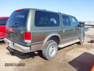 2000 Ford Excursion Limited z VIN 1FMNU43S5YEC18413, wystawiony jako IAAI lot #41972353 z przebiegiem 99 531 mil mil oraz . Historia ofert i sprzedaży dostępna na DreamBid. Obrazek 4.