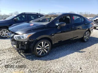 2021 Nissan Versa SV with VIN 3N1CN8EV6ML861597, listed as a Copart auction lot 49637185 with 83,410 mi miles and Non Repairable. Bid and sale history available at carsss.com. Image 1.