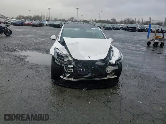 2023 Tesla Model 3 with VIN 5YJ3E1EAXPF544233, listed as a Copart auction lot 44790245 with 32,098 mi miles and Salvage title. Bid and sale history available at DreamBid. Image 11.