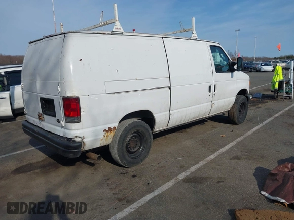 2005 Ford Econoline Cargo with VIN 1FTNE24LX5HA61971, listed as a IAAI auction lot 41748726 with Not Provided miles. Bid and sale history available at carsss.com. Image 4.