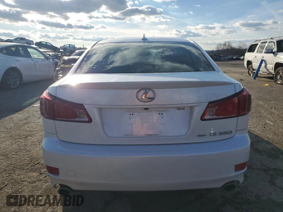 2011 Lexus IS 350 with VIN JTHCE5C29B5000138, listed as a Copart auction lot 42920825 with 105,420 mi miles and Salvage title. Bid and sale history available at DreamBid. Image 6.