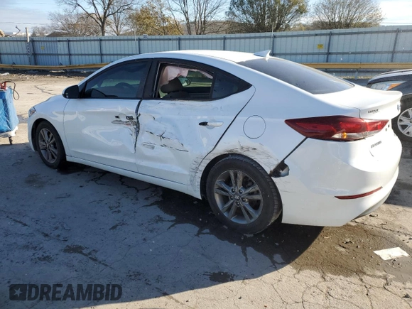 2018 Hyundai Elantra SEL with VIN 5NPD84LF3JH365021, listed as a Copart auction lot 81821454 with 90,698 mi miles and Salvage Title. Bid and sale history available at DreamBid. Image 2.