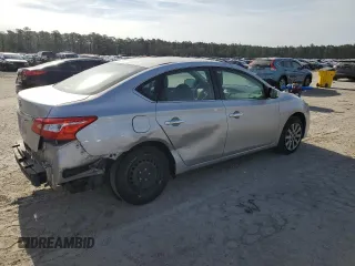 2018 Nissan Sentra S with VIN 3N1AB7AP0JY297249, listed as a Copart auction lot 47443315 with 153,058 mi miles and Salvage Title. Bid and sale history available at DreamBid. Image 3.