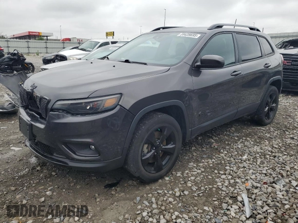 2021 Jeep Cherokee Latitude Plus with VIN 1C4PJMLB7MD121803, listed as a Copart auction lot 59439695 with 47,430 mi miles and Salvage title. Bid and sale history available at DreamBid. Image 1.