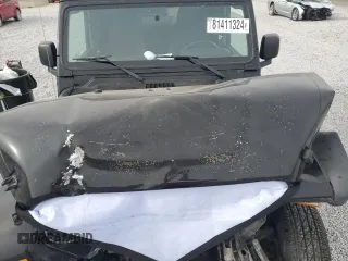 2003 Jeep Wrangler SE with VIN 1J4FA29113P351844, listed as a Copart auction lot 81411324 with 53,525 mi miles and Salvage title. Bid and sale history available at DreamBid. Image 12.