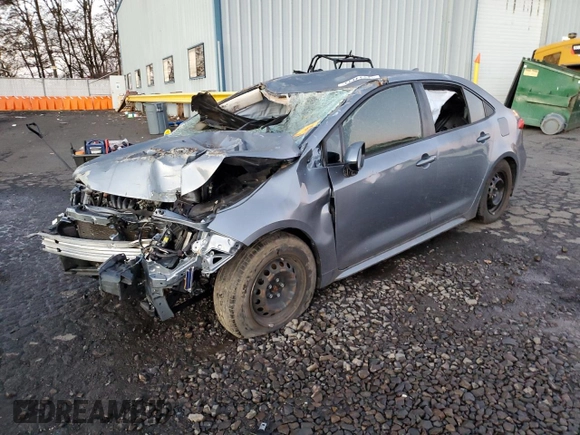 2021 Toyota Corolla L with VIN JTDDPMAE6MJ161855, listed as a Copart auction lot 84372534 with 39,286 mi miles and Salvage Title. Bid and sale history available at DreamBid. Image 1.