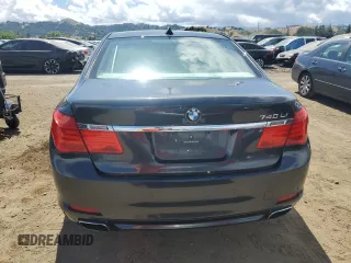 2011 BMW 7 Series 740Li with VIN WBAKB4C55BC392568, listed as a Copart auction lot 56785805 with 110,958 mi miles and Clean title. Bid and sale history available at DreamBid. Image 6.