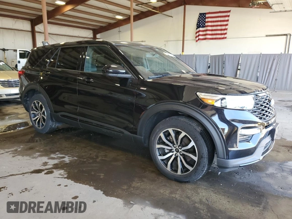 2022 Ford Explorer ST-Line z VIN 1FMSK8KHXNGA19797, wystawiony jako Copart lot #54931965 z przebiegiem 24 802 mil mil oraz Szkoda całkowita • Salvage title. Historia ofert i sprzedaży dostępna na DreamBid. Obrazek 4.