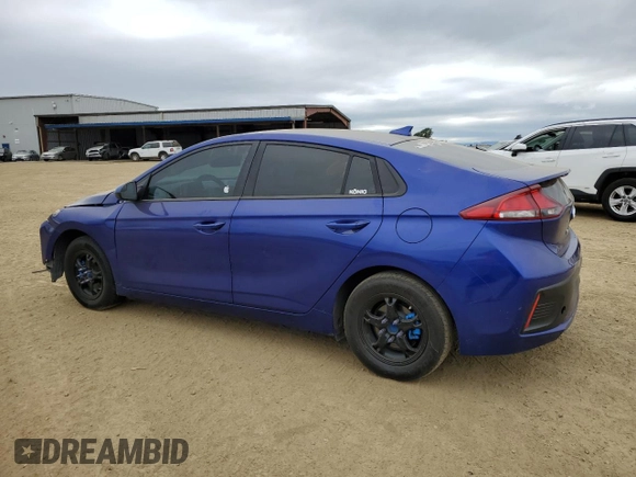 2019 Hyundai Ioniq Blue with VIN KMHC65LC4KU180704, listed as a Copart auction lot 46729075 with 102,336 mi miles and Salvage Title. Bid and sale history available at DreamBid. Image 2.