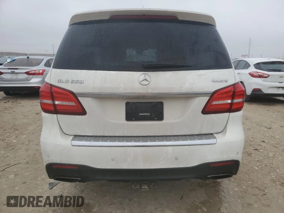 2019 Mercedes-Benz GLS 550 with VIN 4JGDF7DE2KB223688, listed as a Copart auction lot 45886945 with 235,741 mi miles and Clean title. Bid and sale history available at DreamBid. Image 6.