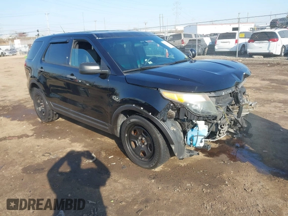 2014 Ford Utility Police Interceptor with VIN 1FM5K8AR0EGC14072, listed as a IAAI auction lot 41781060 with 173,354 mi miles. Bid and sale history available at carsss.com. Image 1.