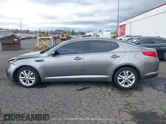 2012 Kia Optima EX with VIN 5XXGN4A76CG022770, listed as a IAAI auction lot 41825939 with 214,445 mi miles. Bid and sale history available at carsss.com. Image 14.