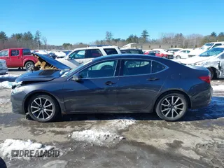 2015 Acura TLX V6 Tech with VIN 19UUB3F55FA000872, listed as a IAAI auction lot 41586406 with 142,067 mi miles. Bid and sale history available at carsss.com. Image 14.