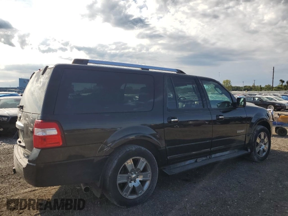 2007 Ford Expedition EL Limited with VIN 1FMFK20537LA75498, listed as a Copart auction lot 72185224 with 173,256 mi miles and Salvage Title. Bid and sale history available at carsss.com. Image 3.