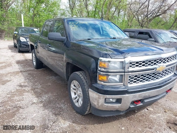 2014 Chevrolet Silverado 1500 LT with VIN 3GCUKREC9EG552568, listed as a IAAI auction lot 42088603 with 278,631 mi miles. Bid and sale history available at carsss.com. Image 1.