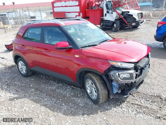 2020 Hyundai Venue SEL with VIN KMHRC8A36LU015844, listed as a IAAI auction lot 41665083 with 15,390 mi miles. Bid and sale history available at carsss.com. Image 1.