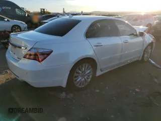 2012 Acura RL Technology with VIN JH4KB2F6XCC000213, listed as a Copart auction lot 81556514 with 103,466 mi miles and Salvage Title. Bid and sale history available at DreamBid. Image 3.