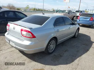 2009 Mercury Milan with VIN 3MEHM07Z49R604349, listed as a IAAI auction lot 41869307 with 1 mi miles. Bid and sale history available at carsss.com. Image 4.
