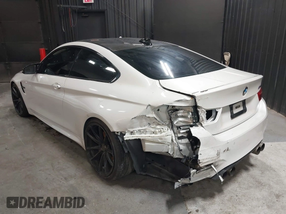 2017 BMW M4 with VIN WBS3R9C5XHK709445, listed as a IAAI auction lot 39303430 with 59,095 mi miles. Bid and sale history available at carsss.com. Image 3.