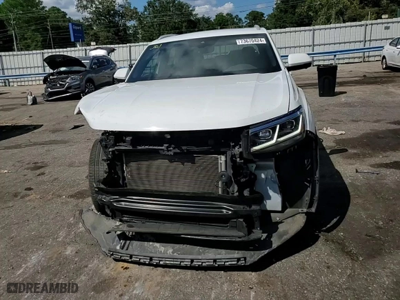 2020 Volkswagen Atlas Cross Sport 3.6L V6 SEL Premium R-Line with VIN 1V2TE2CA3LC230681, listed as a Copart auction lot 73670424 with 48,713 mi miles and Salvage Title. Bid and sale history available at carsss.com. Image 12.