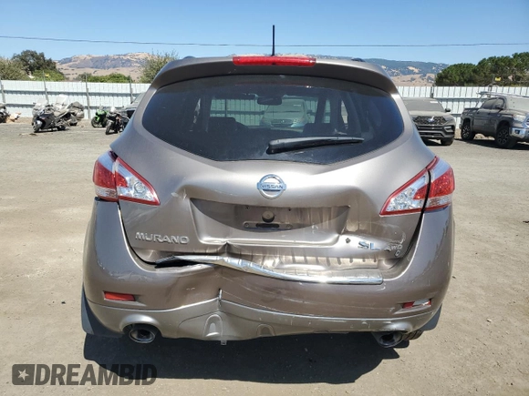 2011 Nissan Murano SV with VIN JN8AZ1MW0BW174542, listed as a Copart auction lot 70151694 with 123,094 mi miles and Salvage Title. Bid and sale history available at carsss.com. Image 6.