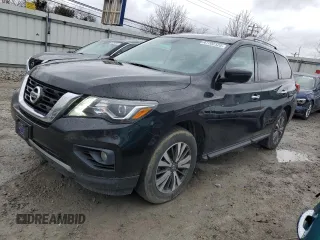 2018 Nissan Pathfinder SV with VIN 5N1DR2MM2JC603334, listed as a Copart auction lot 47702325 with 197,160 mi miles and Clean Title. Bid and sale history available at carsss.com. Image 1.